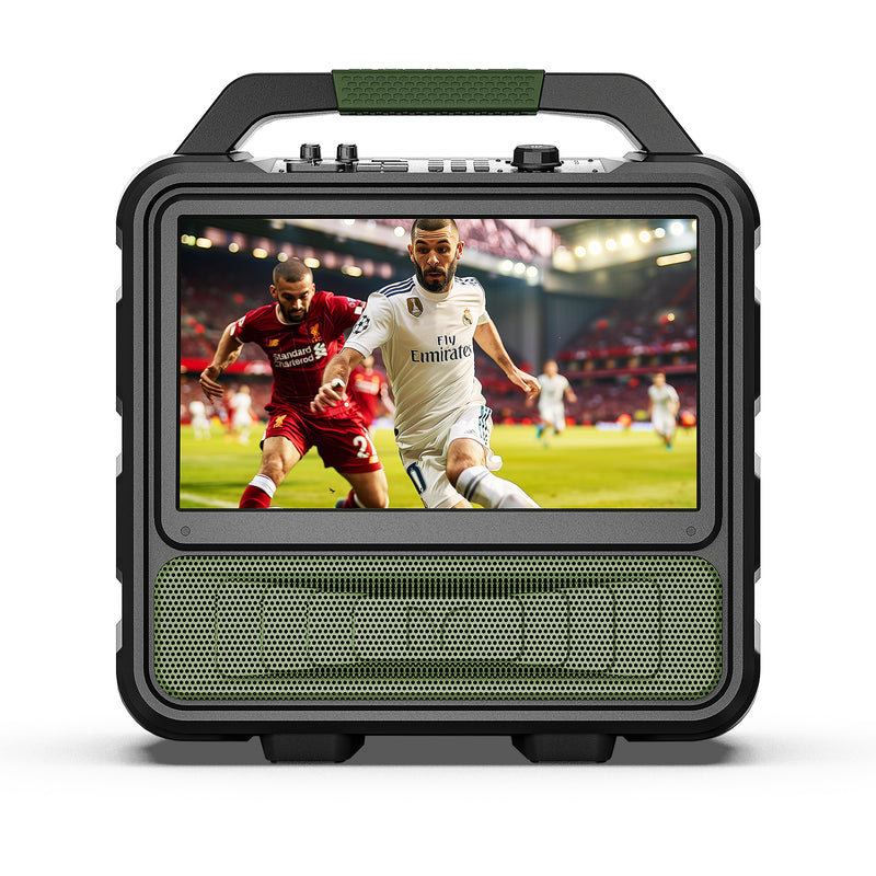 Monster Vision Bluetooth Speaker with Built-in LCD TV